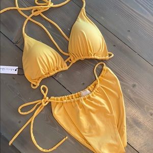 Gold Bikini by Monica Hansen Beachwear